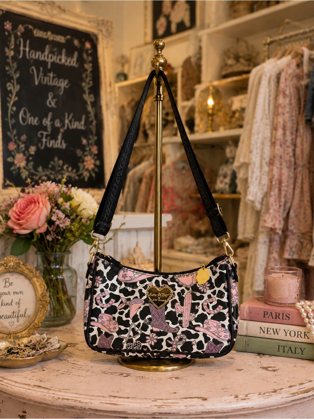 Love Betsey Betsey Johnson Western Cowgirl Crossbody Bag - Picture 2 of 8